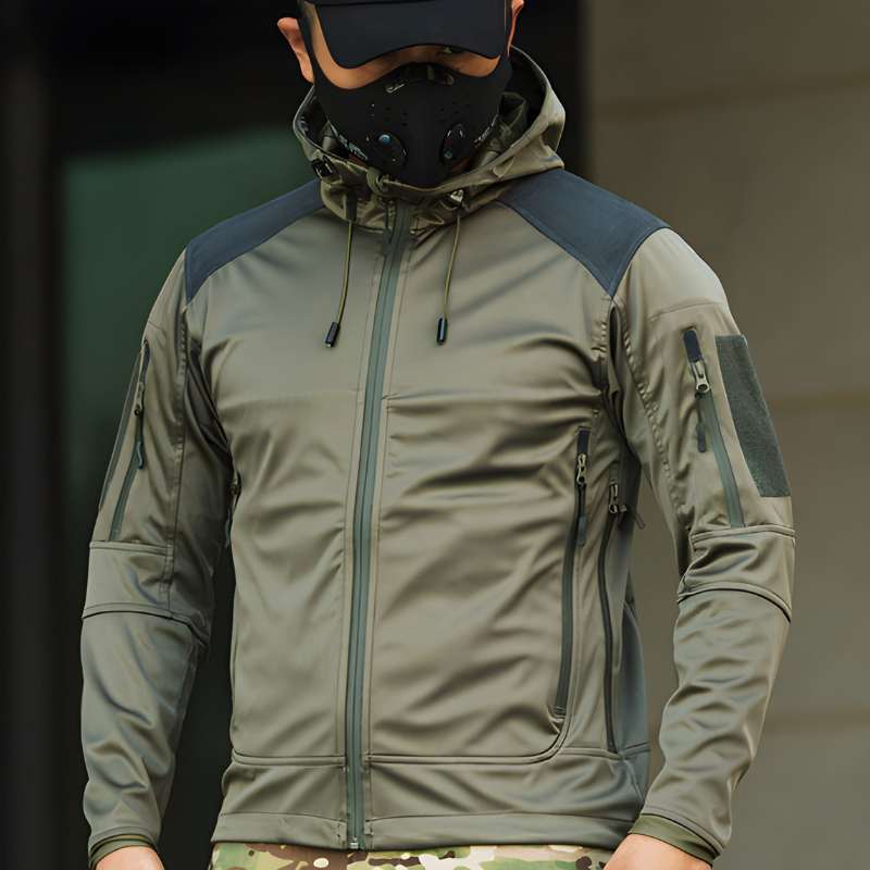 Herren Jacke | Softshell Outdoorjacke | Wetterfest Winterjacke Herren