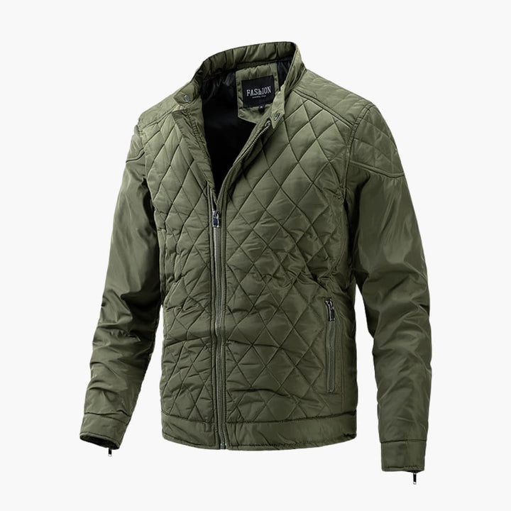 Herren Jacke | Übergangsjacke mit Stehkragen | Slim Fit Jacke