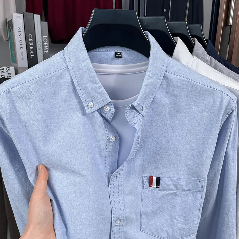 Herren Hemd | Straight | Mit Knöpfen | Sommer