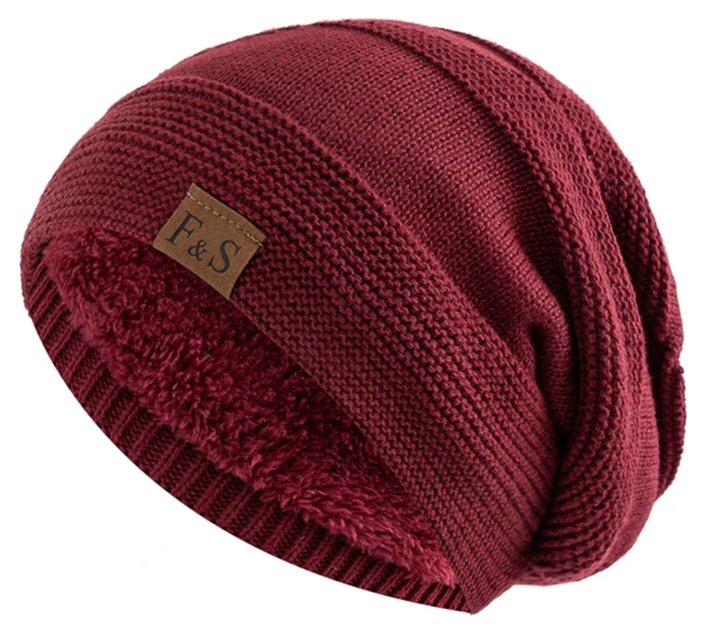 Herren Mütze | Warme Plüschgefütterte Beanie | Casual Winter Kleider