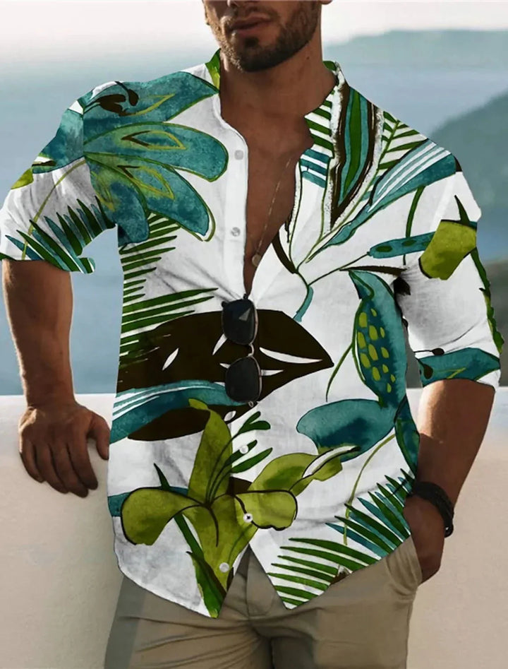Herren Shirt | Tailliert | Knopfverschluss | Sommer