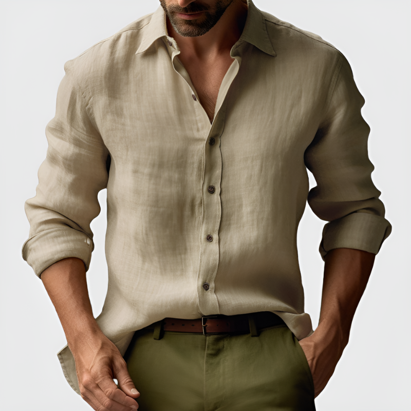 Herren Hemd | Vintage Langarm Design | Kleider Modern