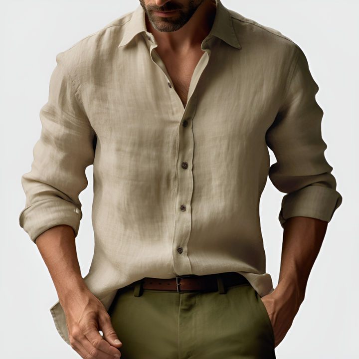 Herren Hemd | Vintage Langarm Design | Kleider Modern