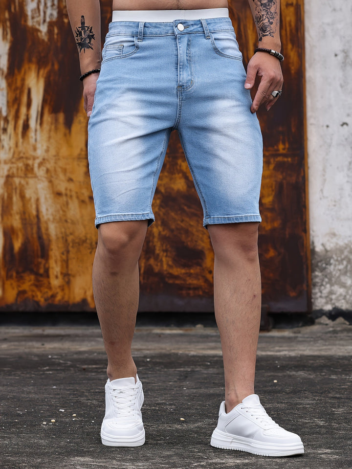 Herren Jeansshorts | Slim Fit | Klassischer Stil | Sommer