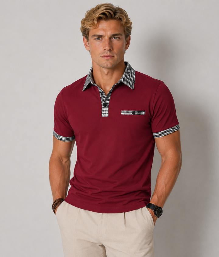 Herren Polohemd | Schmale Passform | Mit Knopfleiste | Sommer