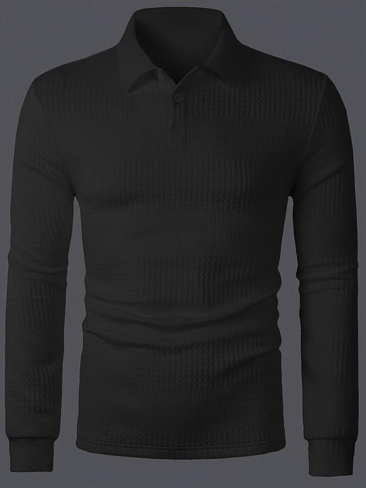 Herren Poloshirt | Strukturdesign | Slim Fit | Sommer