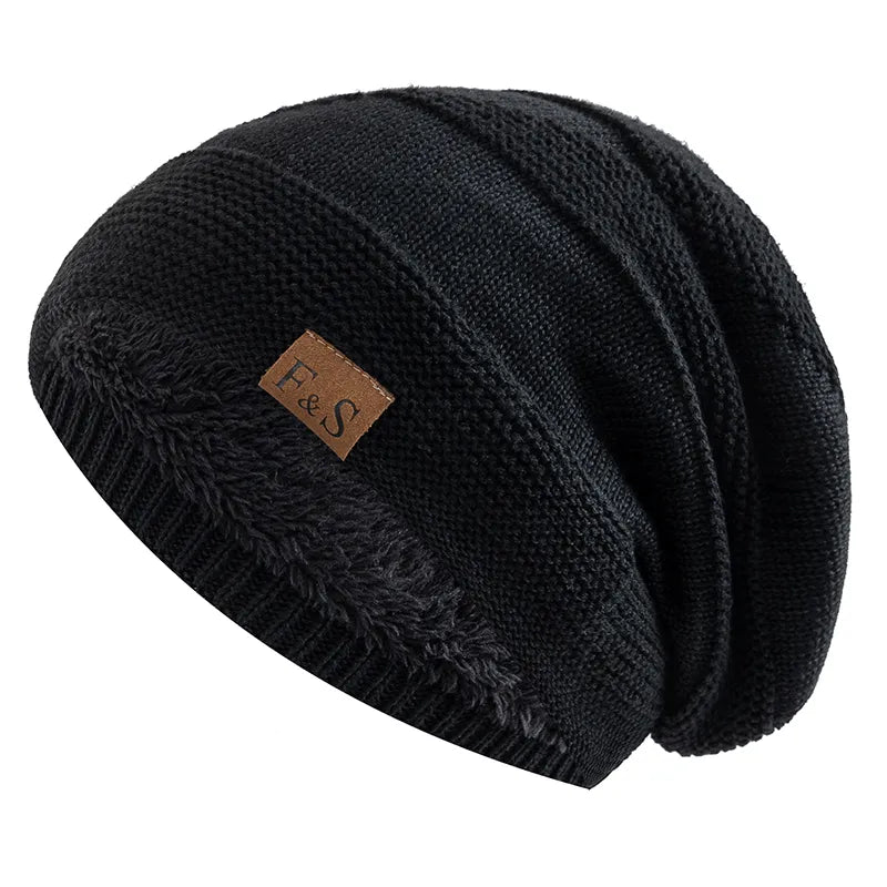 Herren Mütze | Warme Plüschgefütterte Beanie | Casual Winter Kleider