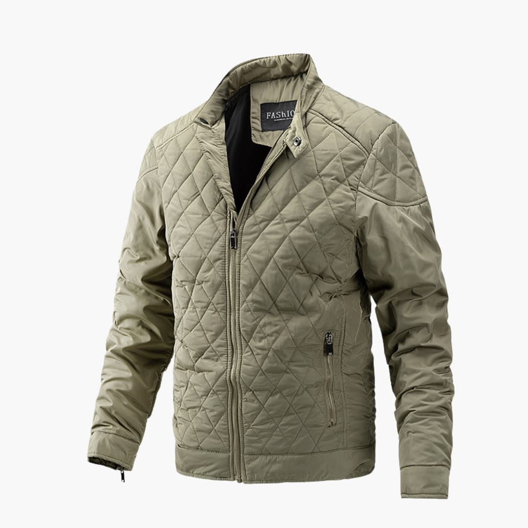 Herren Jacke | Übergangsjacke mit Stehkragen | Slim Fit Jacke