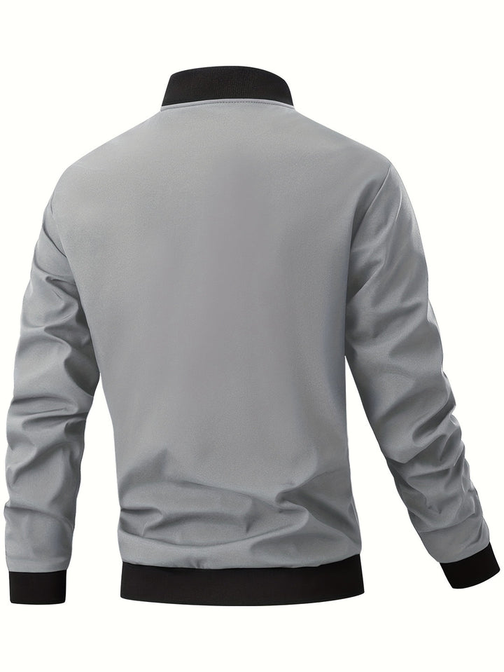 Herren Jacke | Slimfit | Mit Reißverschluss | Frühling