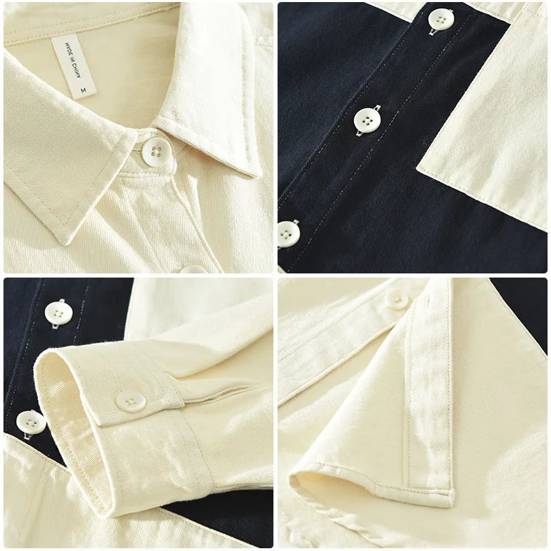 Herren Hemd | Oversized | Mit Knöpfen | Sommer
