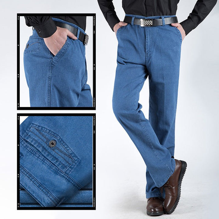 Herren Hose | Straight Elegant | Mit Taschen | Sommer