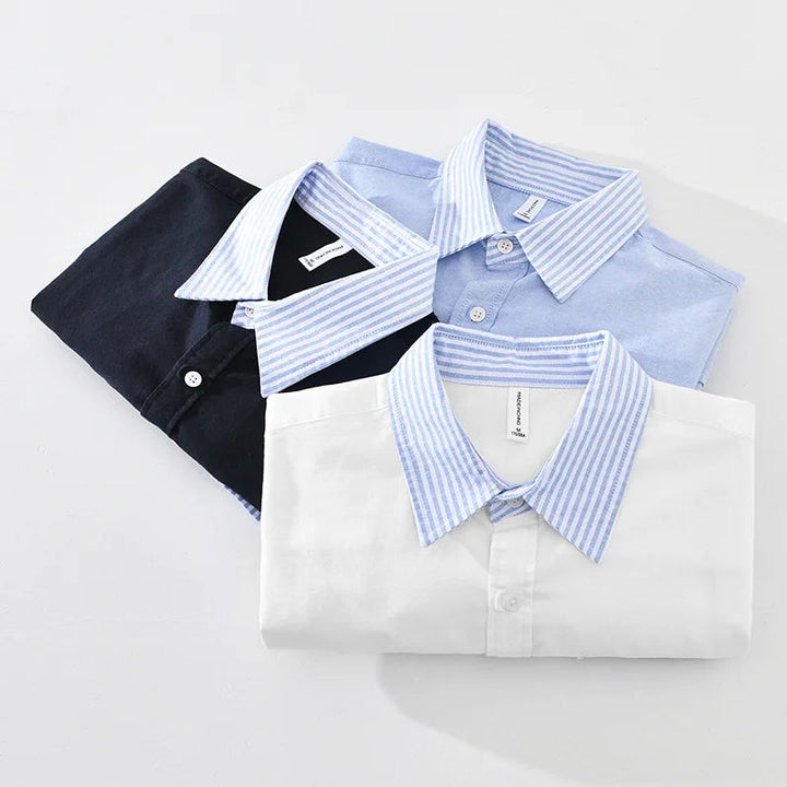 Herren Hemd | Straight | Mit Knöpfen | Sommer