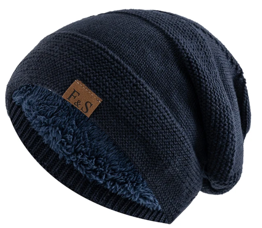 Herren Mütze | Warme Plüschgefütterte Beanie | Casual Winter Kleider