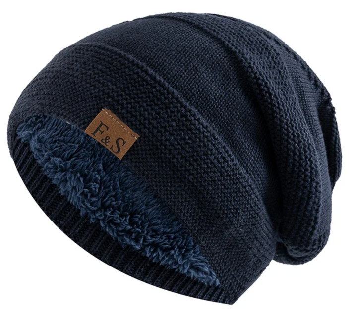 Herren Mütze | Warme Plüschgefütterte Beanie | Casual Winter Kleider