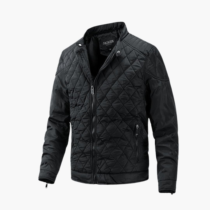 Herren Jacke | Übergangsjacke mit Stehkragen | Slim Fit Jacke
