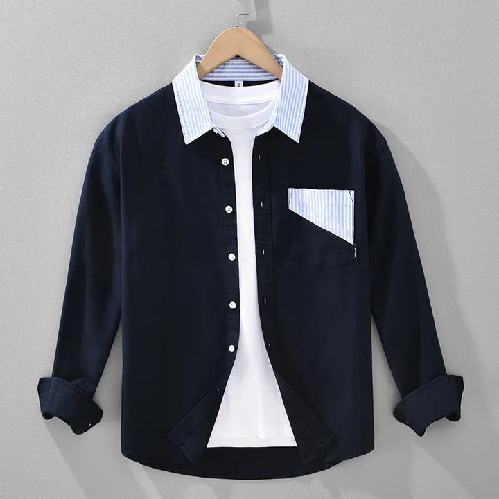 Herren Hemd | Straight | Mit Knöpfen | Sommer
