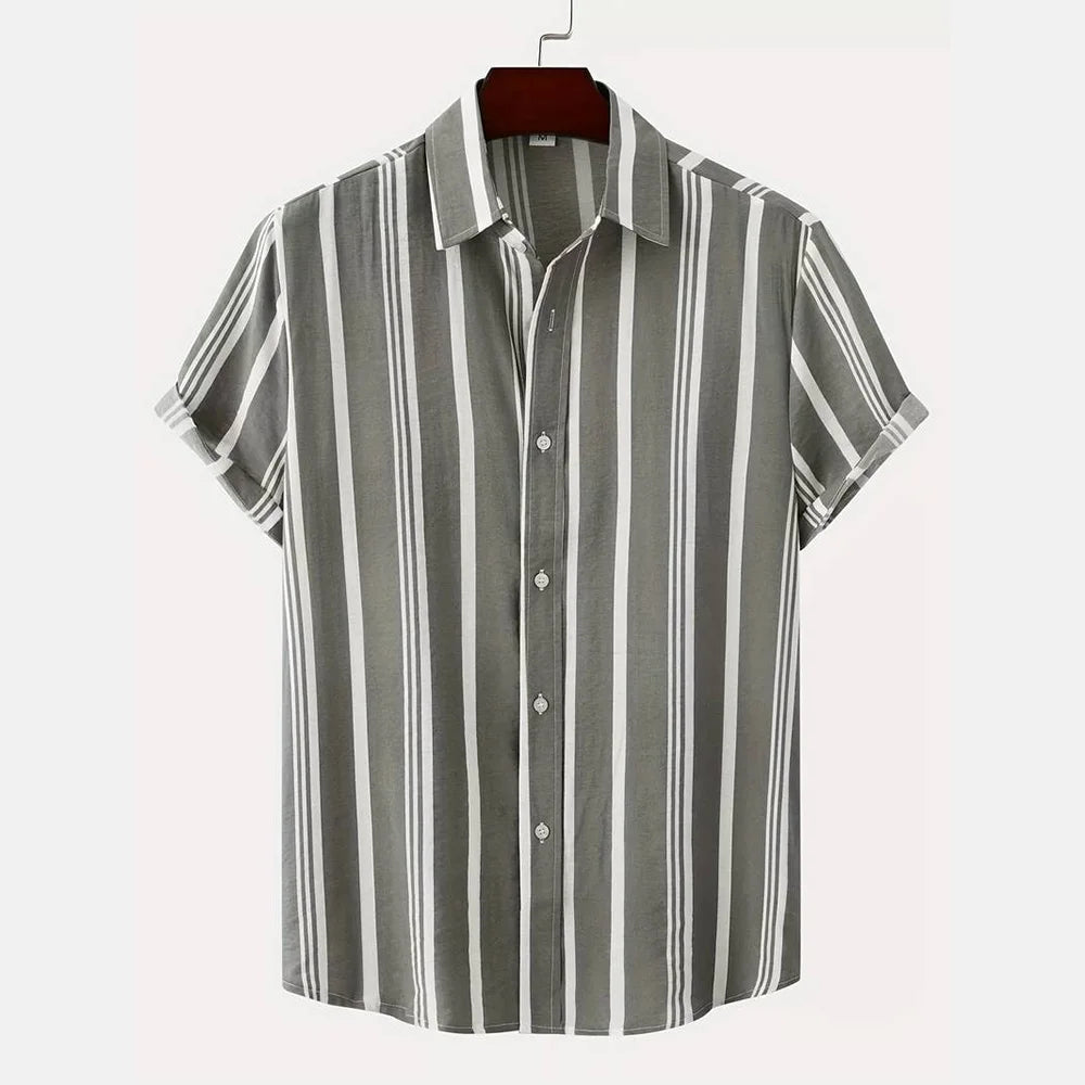 Herren Shirt | Vertikale Streifen | Zeitloser Stil | Sommer