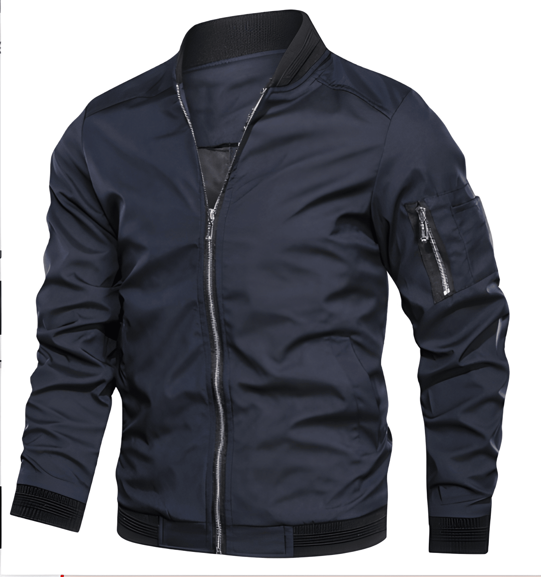 Herren Jacke | Slimfit | Mit Reißverschluss | Frühling