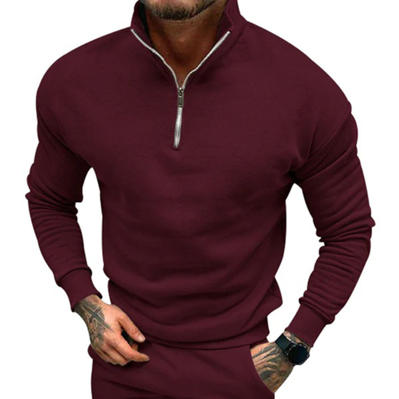 Herren Pulli | Pullover Mit Halber Reißverschluss | Trendige Kleider
