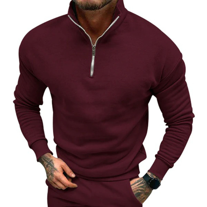 Herren Pulli | Pullover Mit Halber Reißverschluss | Trendige Kleider
