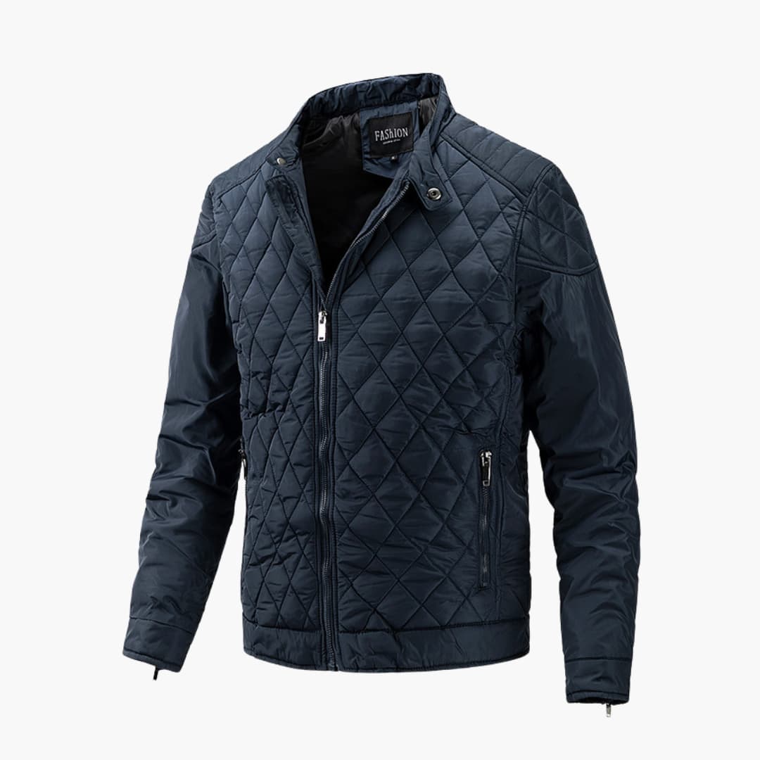 Herren Jacke | Übergangsjacke mit Stehkragen | Slim Fit Jacke