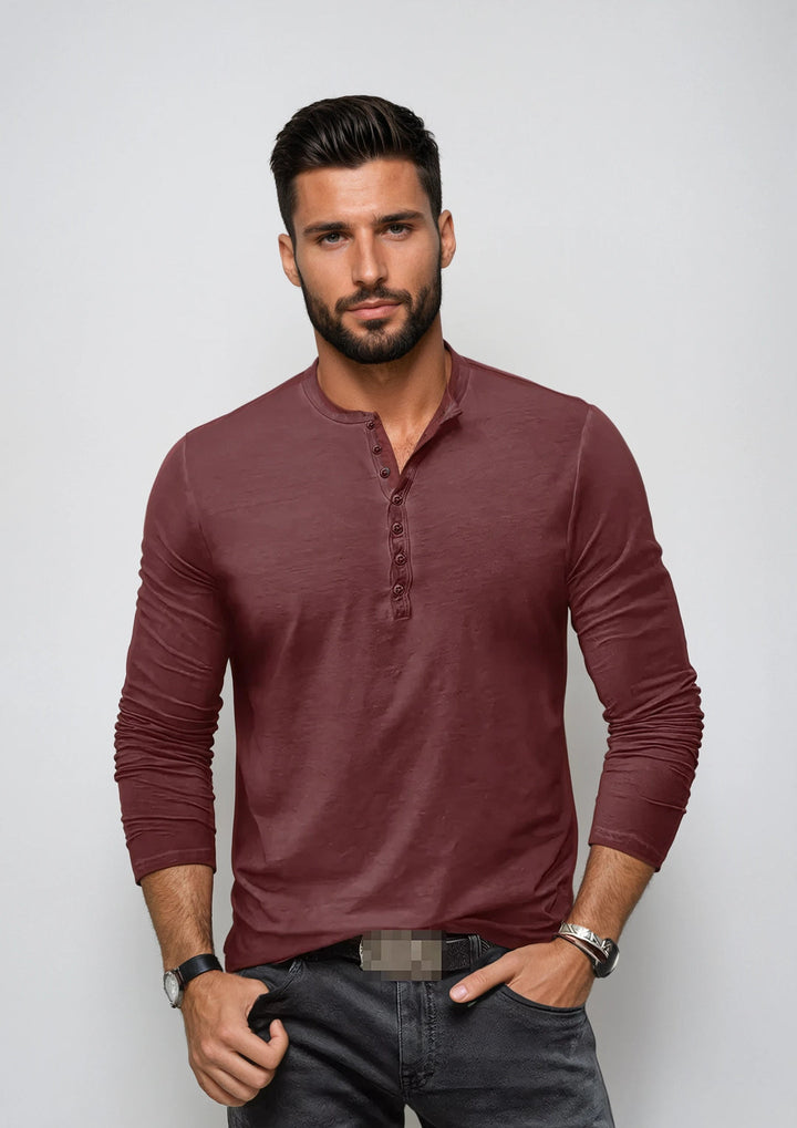 Hemd Herren | Slimfit | Met Knoopjes | Casual