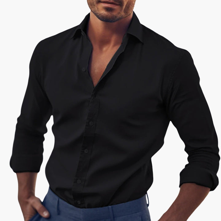 Herren Hemd | Slimfit | Mit Knöpfen | Sommer