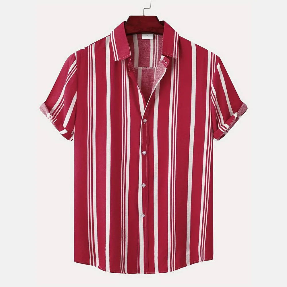 Herren Shirt | Vertikale Streifen | Zeitloser Stil | Sommer