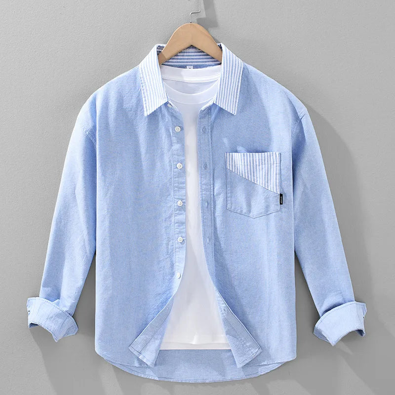 Herren Hemd | Straight | Mit Knöpfen | Sommer
