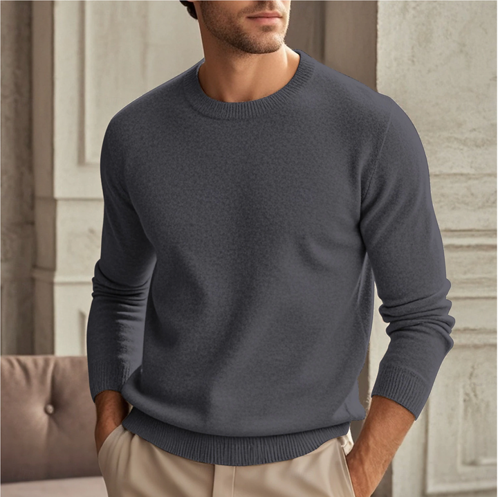 Herren Pullover | Slimfit | Rundhals | Frühling