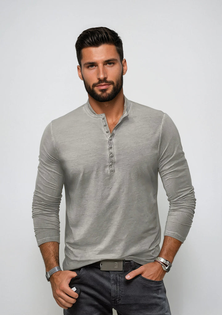 Hemd Herren | Slimfit | Met Knoopjes | Casual