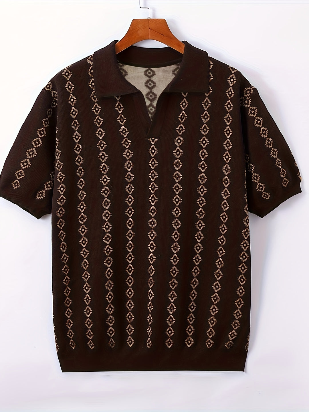 Herren Poloshirt | Gerade Passform | Strukturmuster | Sommer