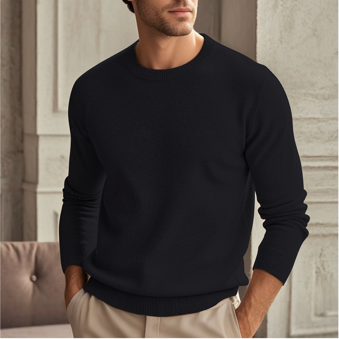 Herren Pullover | Slimfit | Rundhals | Frühling