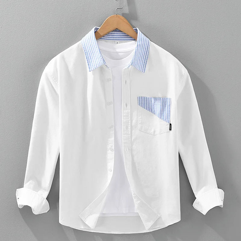 Herren Hemd | Straight | Mit Knöpfen | Sommer