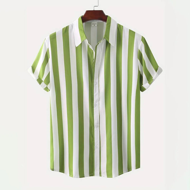 Herren Shirt | Vertikale Streifen | Zeitloser Stil | Sommer