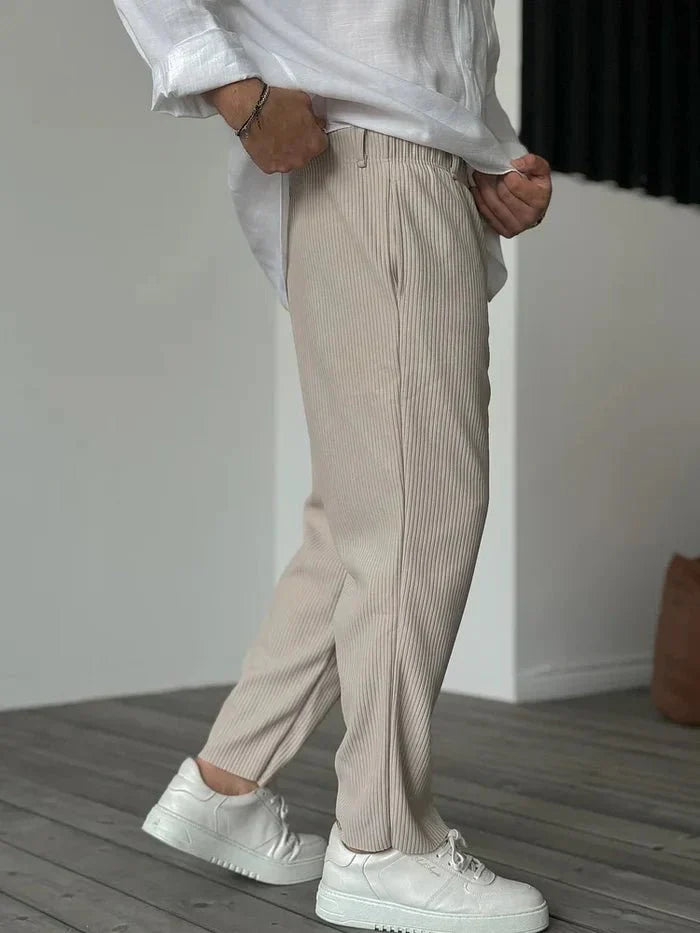 Herren Hosen | Straight | Elastischer Bund | Frühling