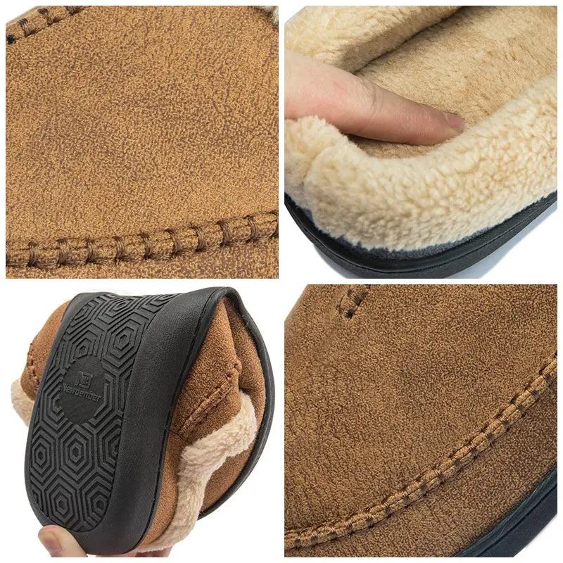 Hausschuhe Herren | Warme Pantoffeln | Komfort & Rutschfest