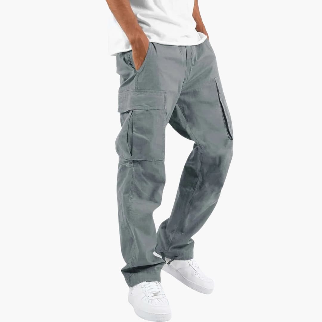 Herren Cargohose | Straight | Mit Taschen | Sommer