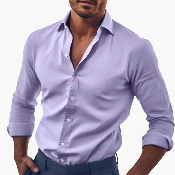 Herren Hemd | Slimfit | Mit Knöpfen | Sommer