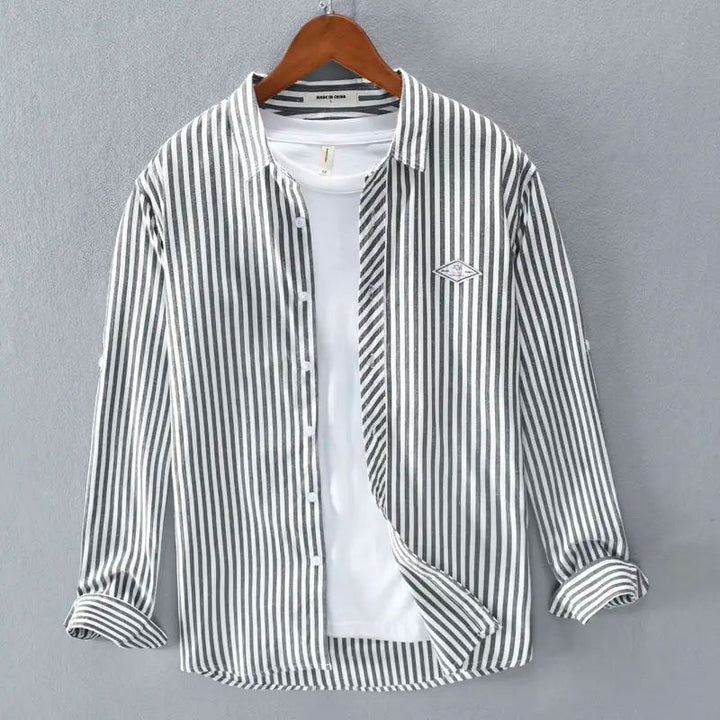 Herren Hemd | Oversized | Mit Knöpfen | Sommer