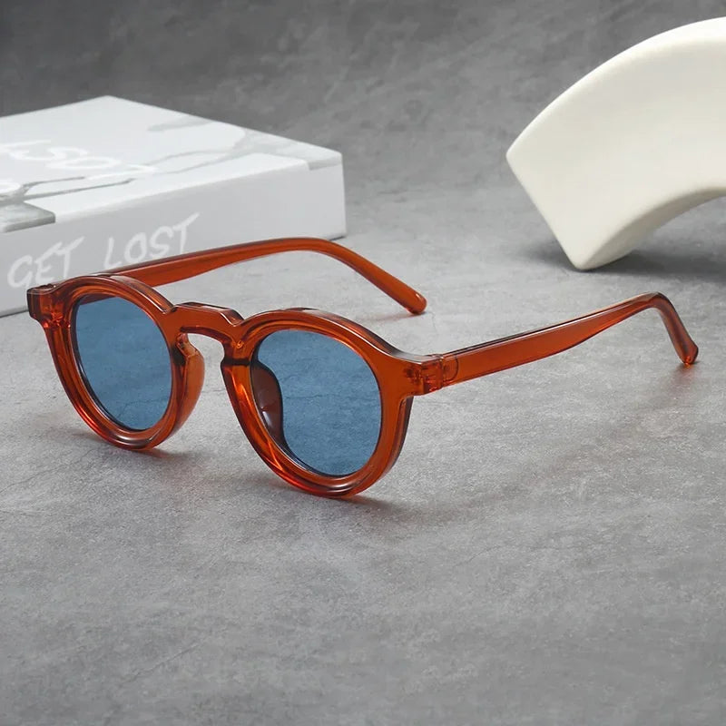 Herren Sonnenbrille | Rundes Gestell | Moderner Look | Sommer