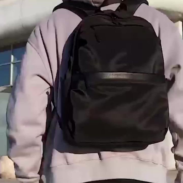 Herren Rucksack | Minimalistisch | Reißverschluss | Übergang