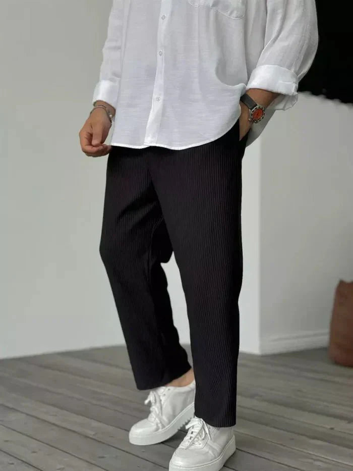 Herren Hosen | Straight | Elastischer Bund | Frühling