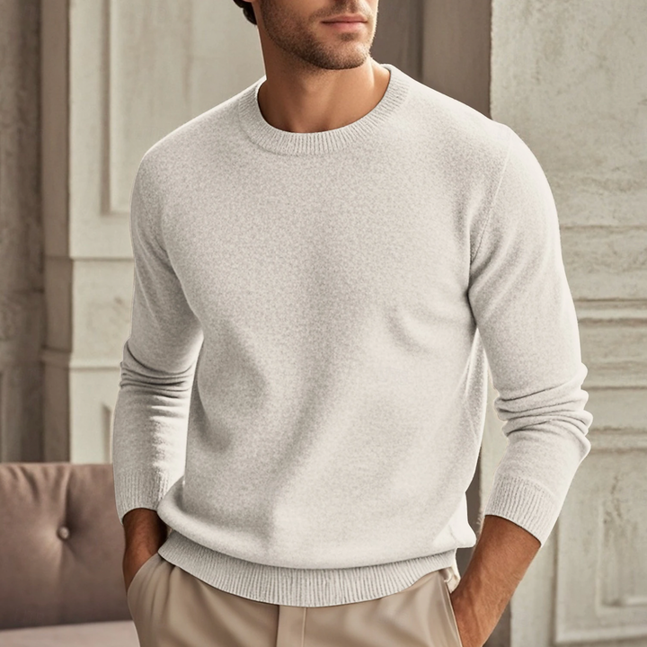 Herren Pullover | Slimfit | Rundhals | Frühling