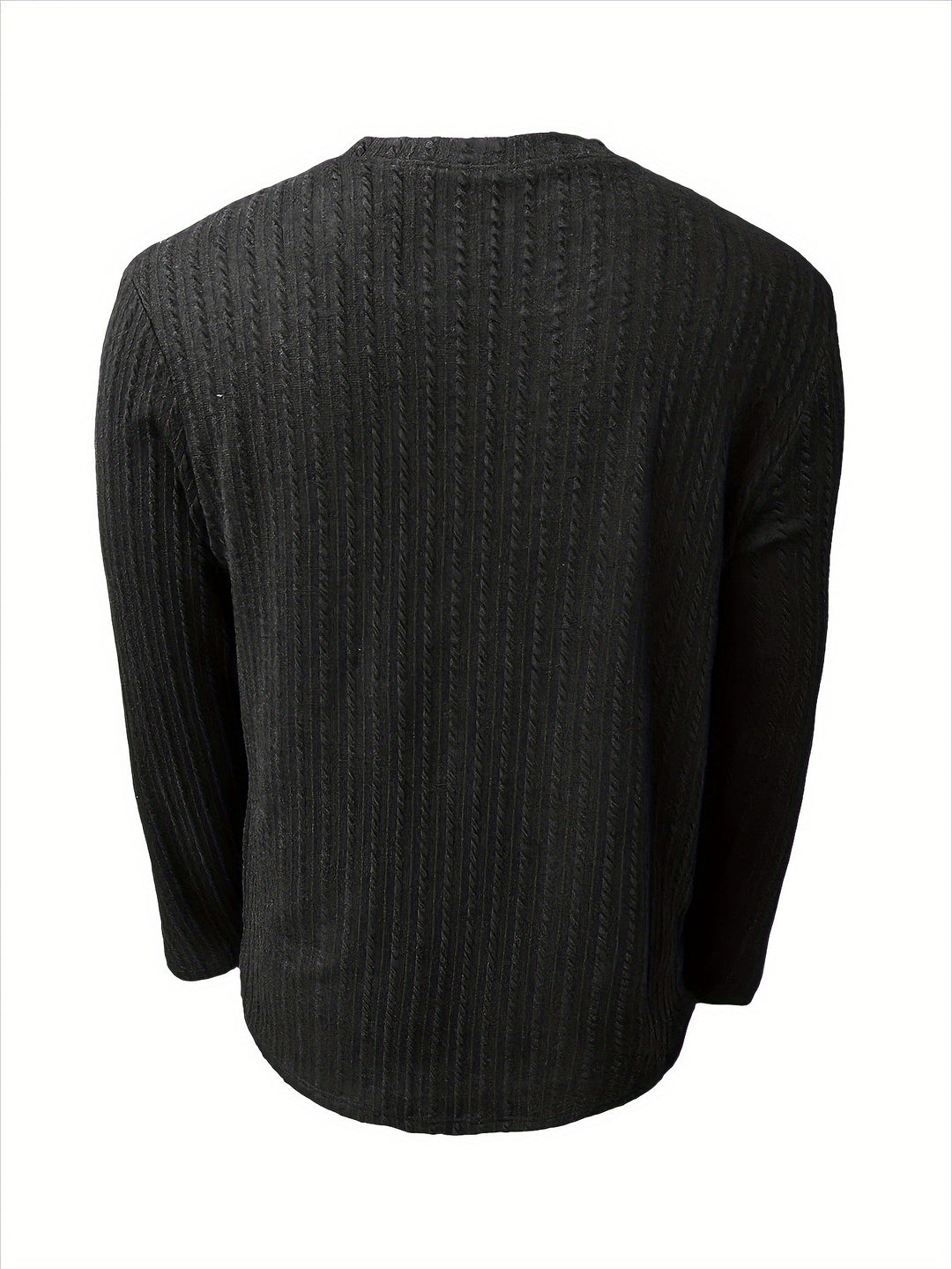 Herren Langarmshirt | Slimfit | Strukturmuster | Frühling