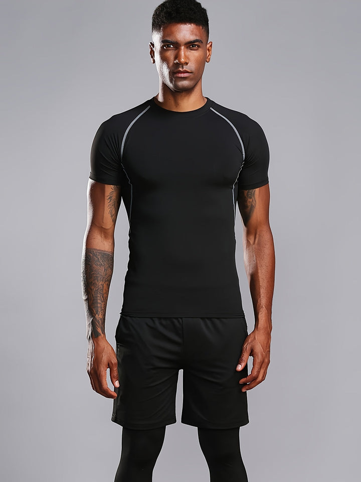Herren Kompressionsshirt | Slim Fit | Kurzarm | Sommer