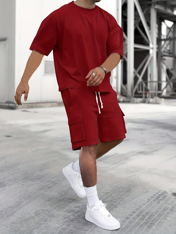 Herren Set | Oversized | Kurze Ärmel | Sommer