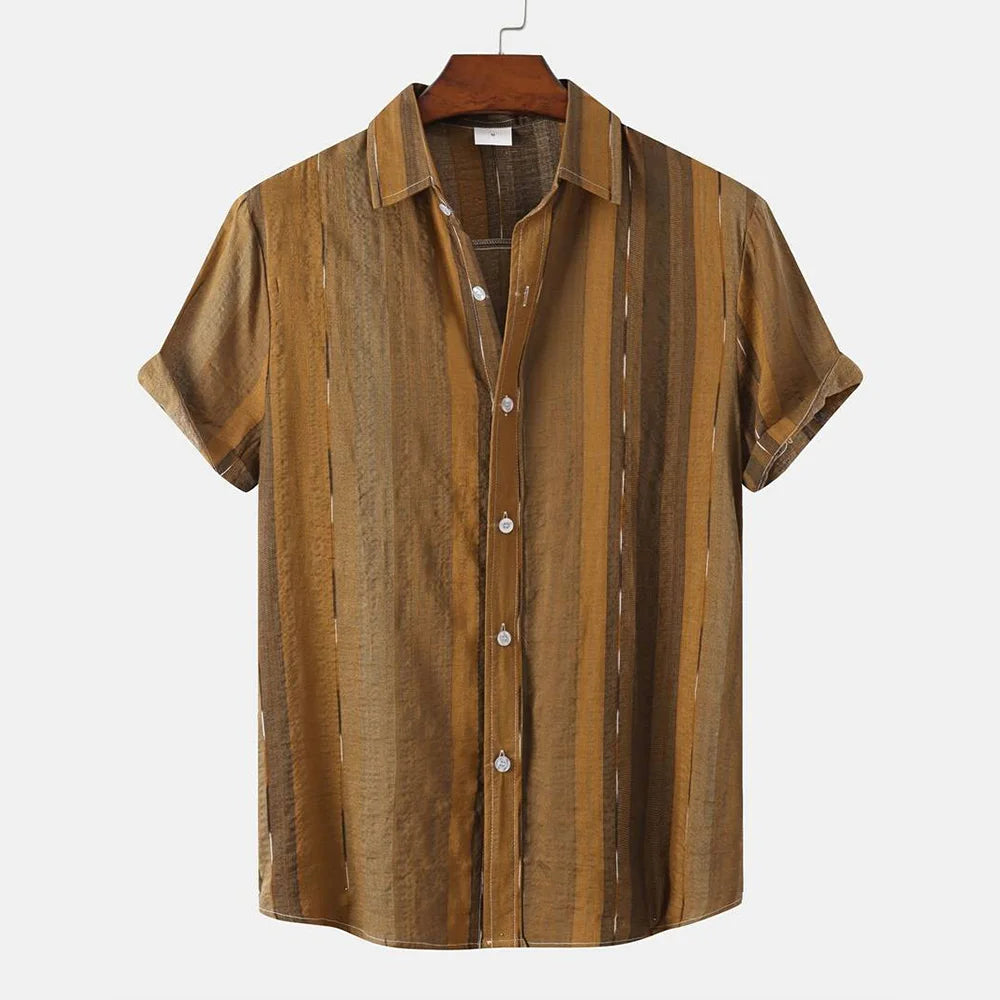 Herren Shirt | Vertikale Streifen | Zeitloser Stil | Sommer