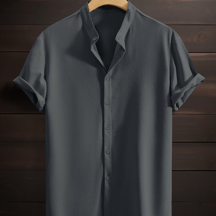 Herren Hemd | Lockerer Schnitt | Kurzarm | Sommer