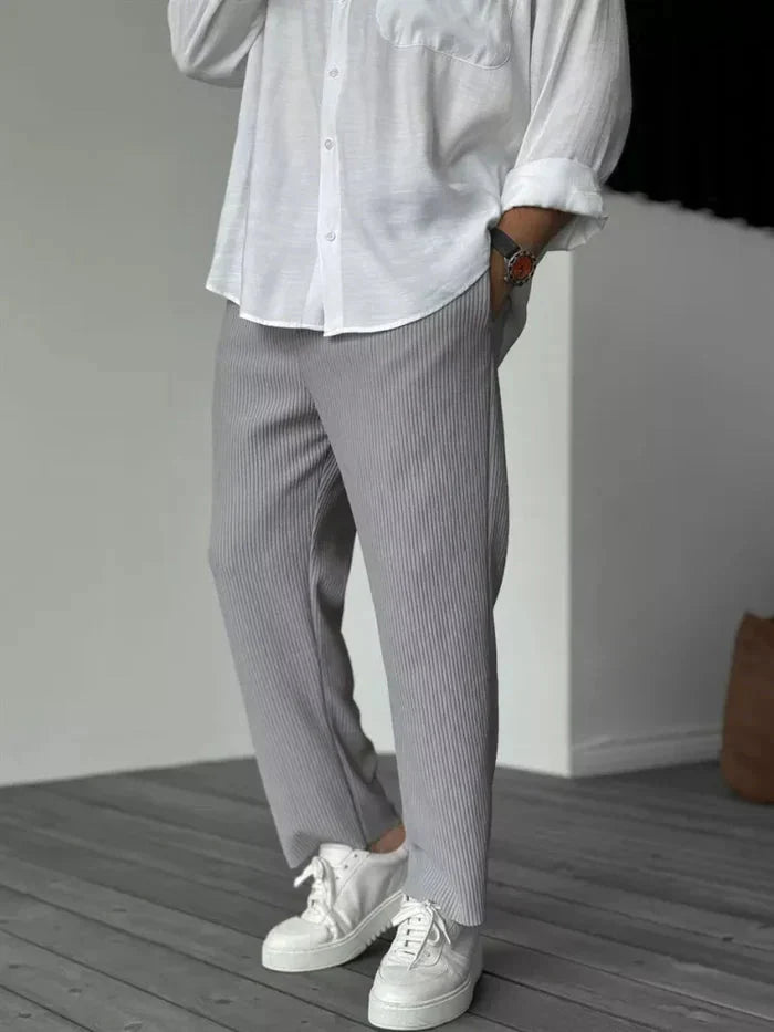 Herren Hosen | Straight | Elastischer Bund | Frühling